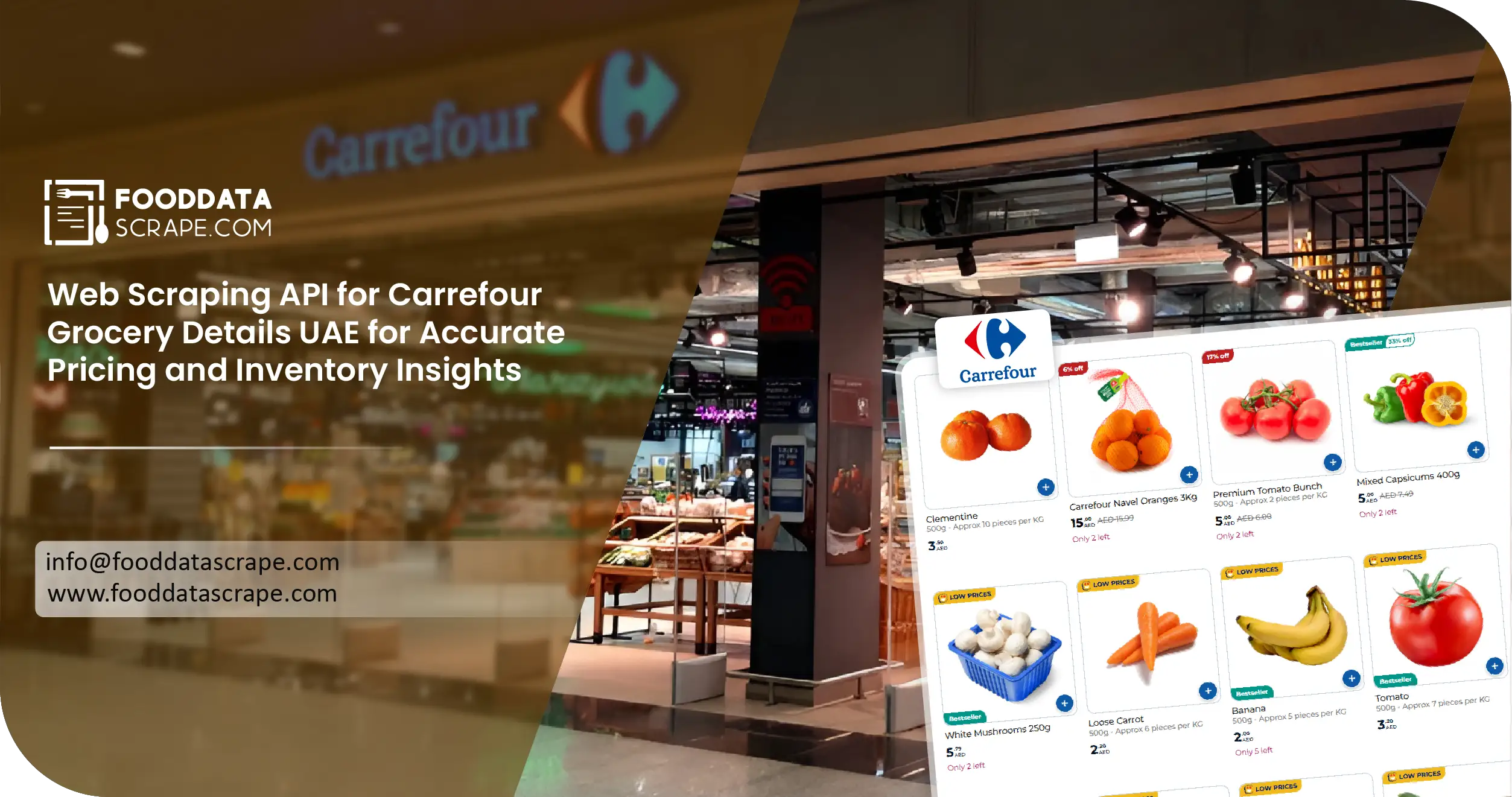 Carrefour Grocery UAE Data Scraping